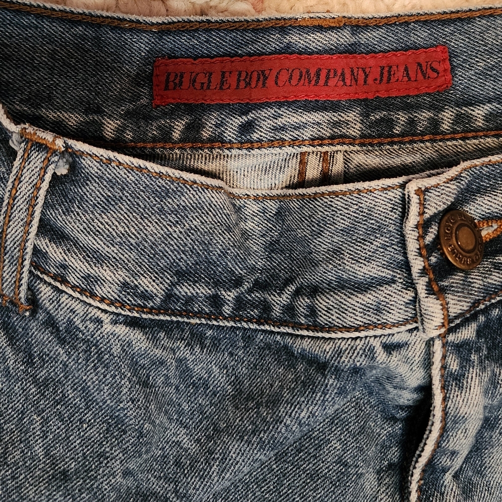 Vintage Bugle Boy Blue Jean Shorts for Men - Picture 2 of 6
